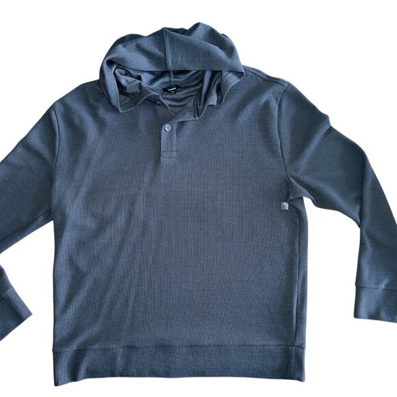 Express Waffle Knit Hoodie Set Tan & Gray Size L - Picture 5 of 11